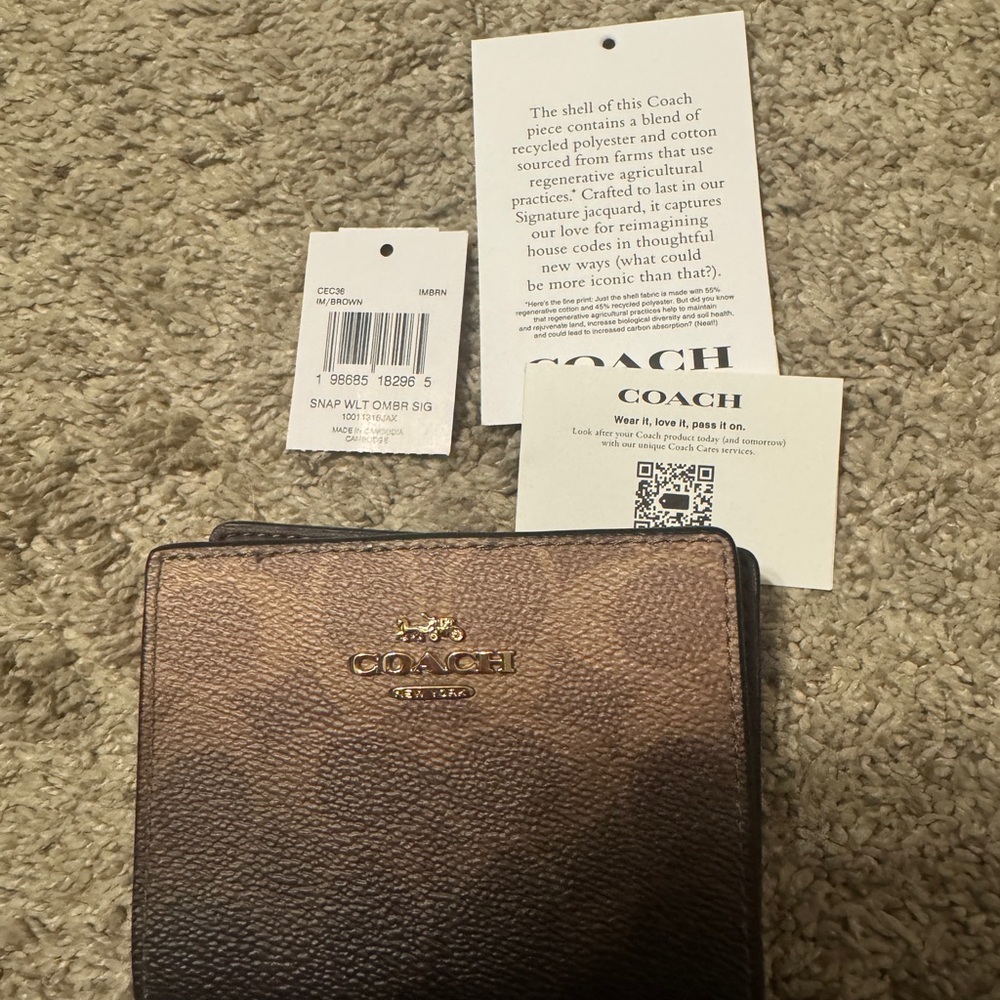 Coach Snap Wallet